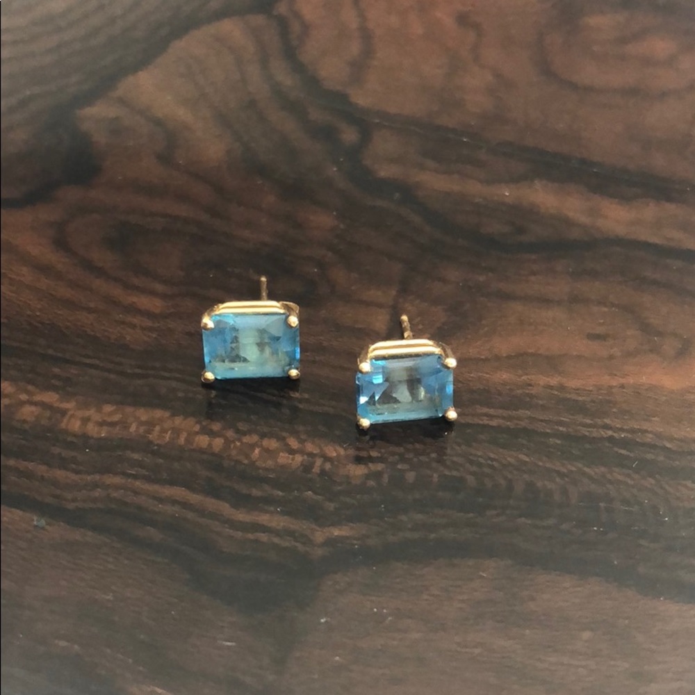 Aquamarine earrings